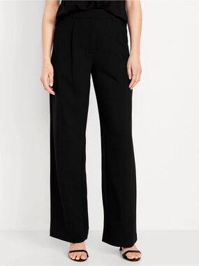 Old Navy Taylor Trouser | Black Wide-Leg Women's Pants
